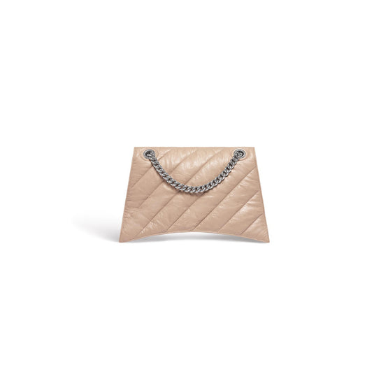 Women's M Crush Chain Bag - Nude