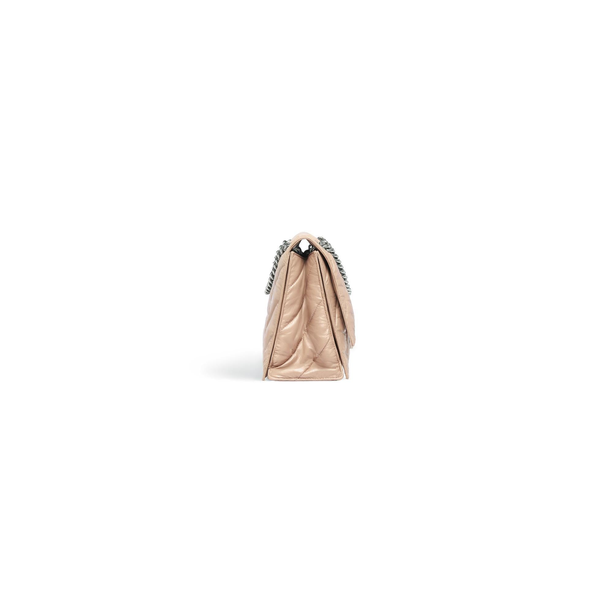 Women's M Crush Chain Bag - Nude