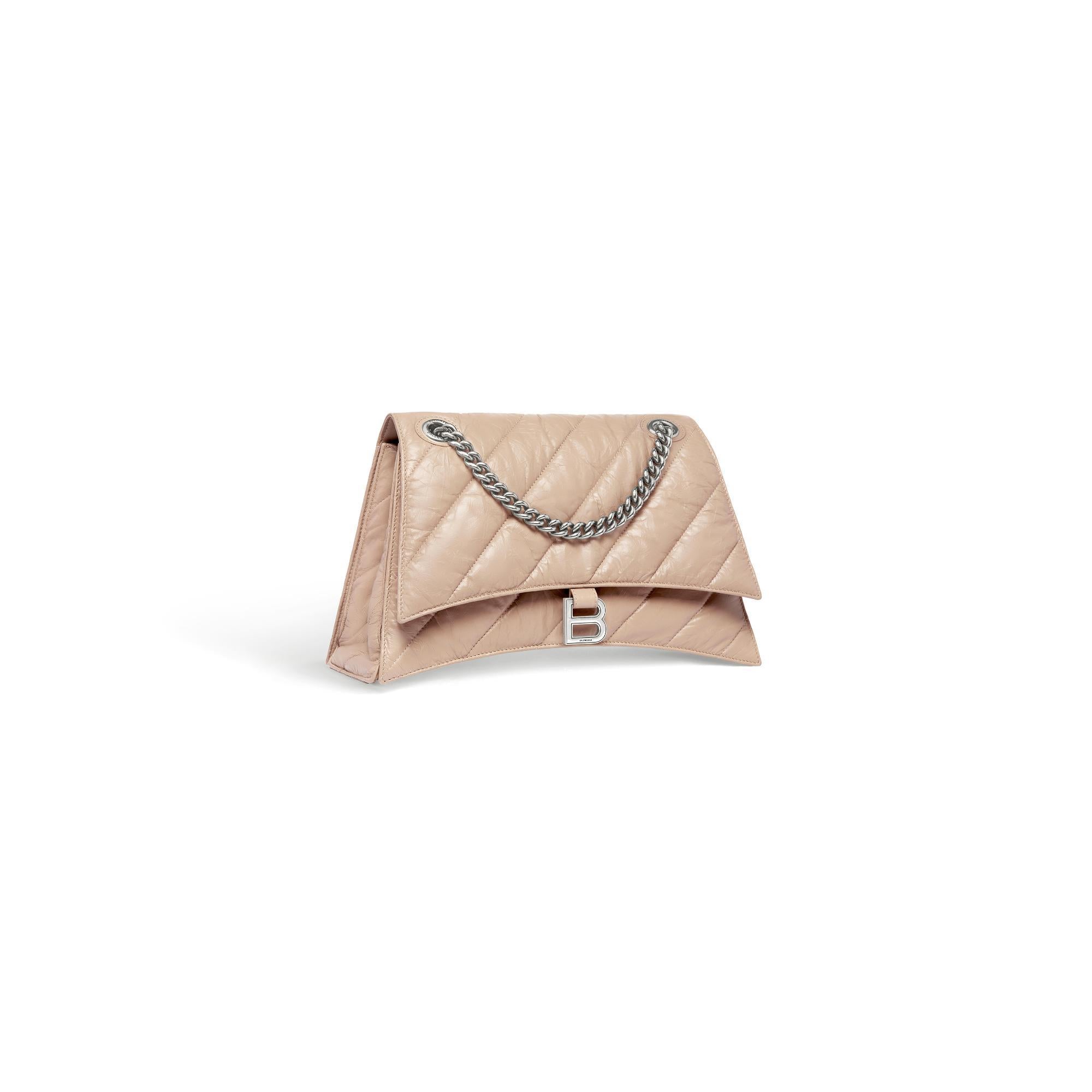 Women's M Crush Chain Bag - Nude