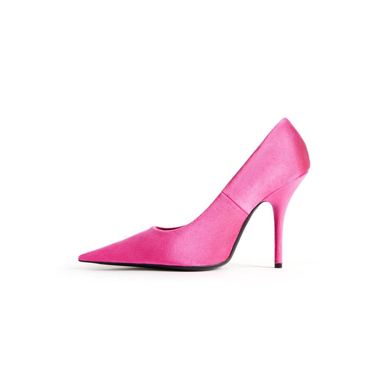 Women's Knife Pump H110 Velvet - Bright Pink