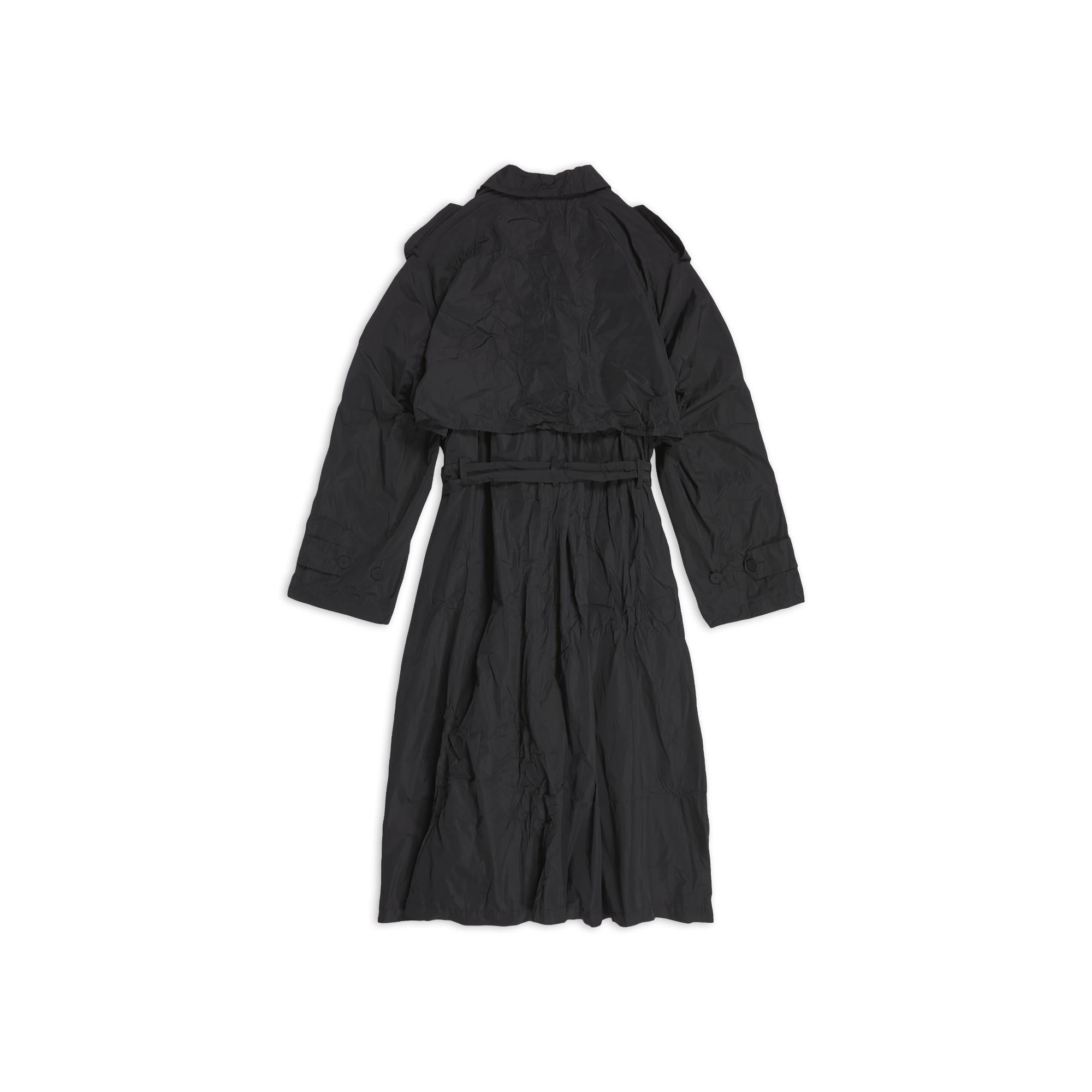 Women's Packable Trench - Black