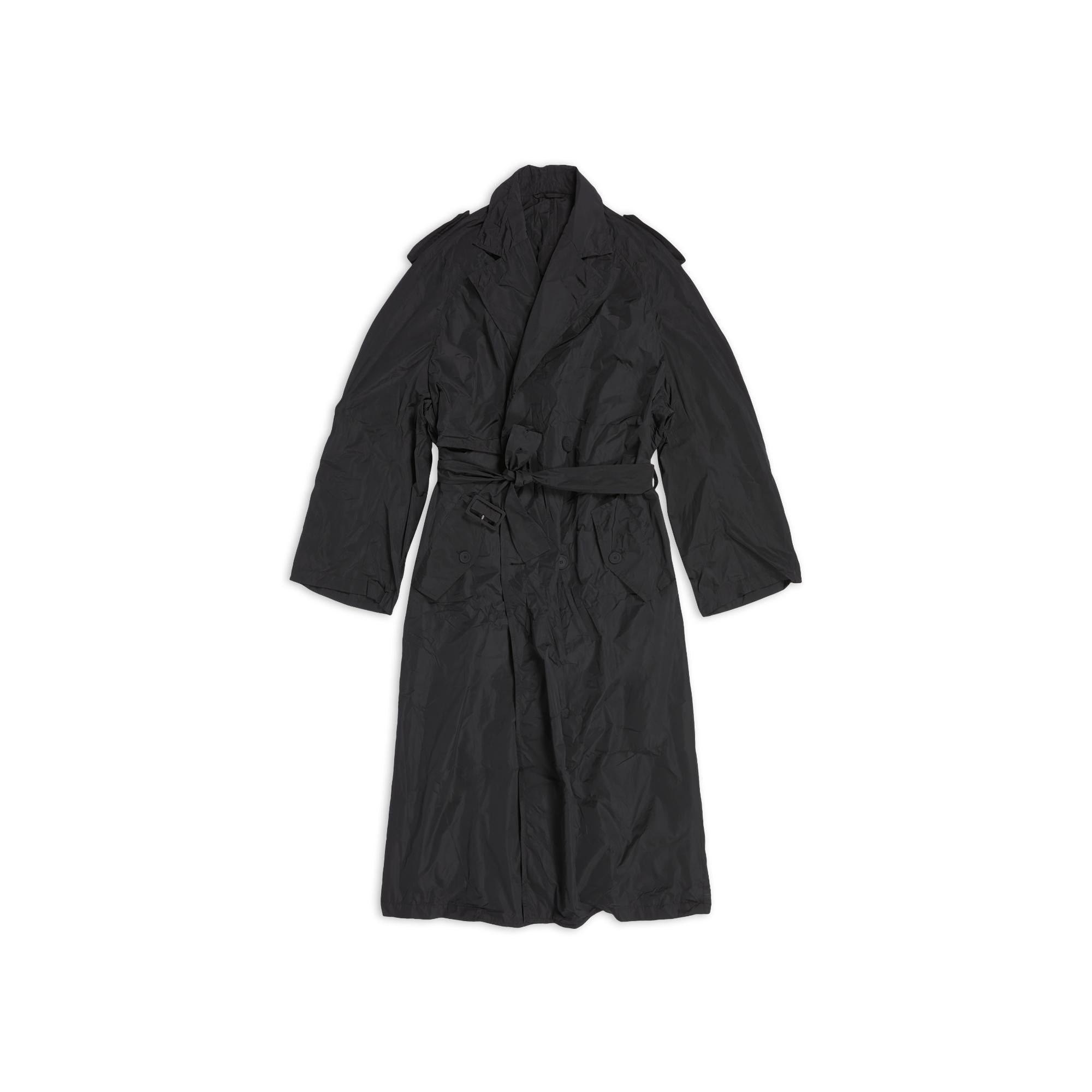 Women's Packable Trench - Black