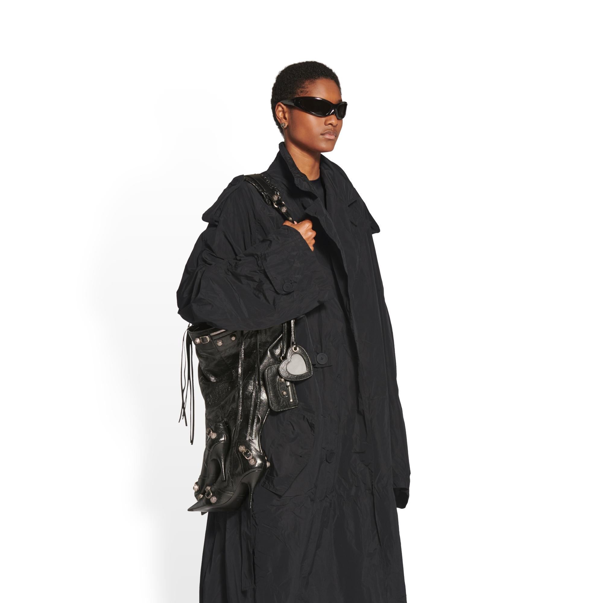 Women's Packable Trench - Black