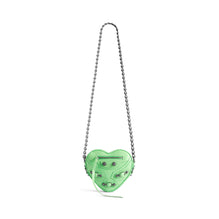 Women's Le Cagole Heart Mini Bag - Mint Green