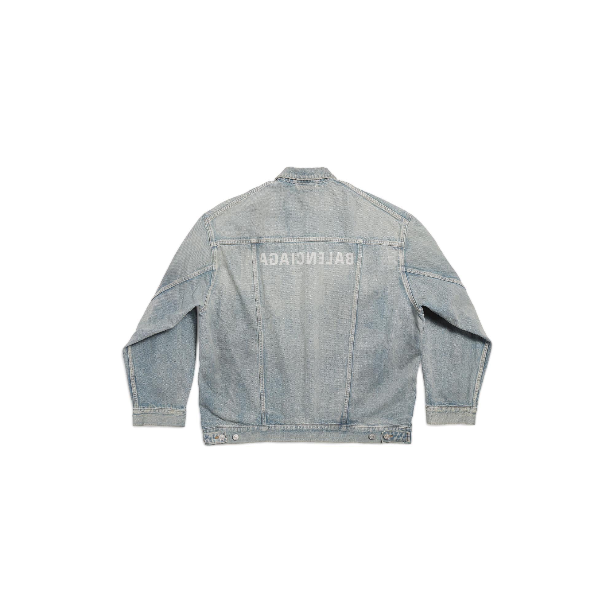 Men's Oversized Jacket - Clear Green