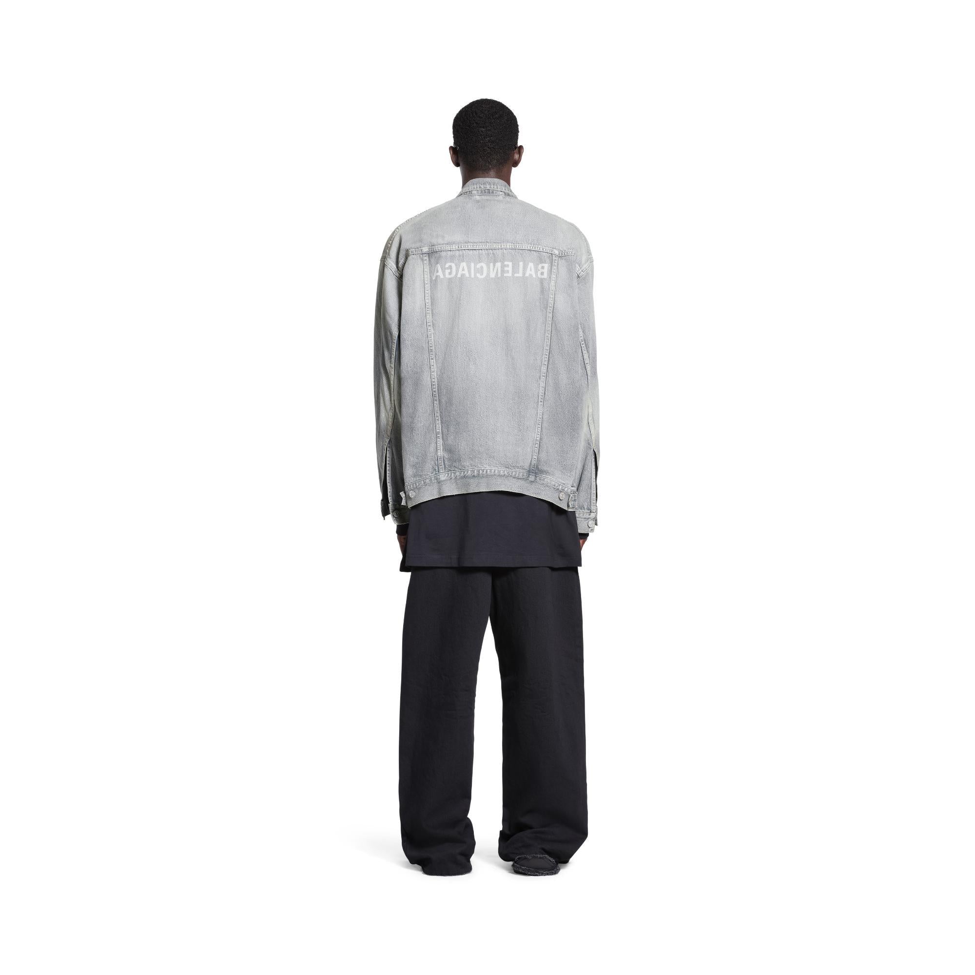 Men's Oversized Jacket - Clear Green