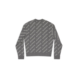 Women's All-Over Crewneck - Heather Grey