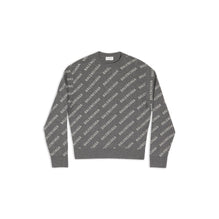 Women's All-Over Crewneck - Heather Grey