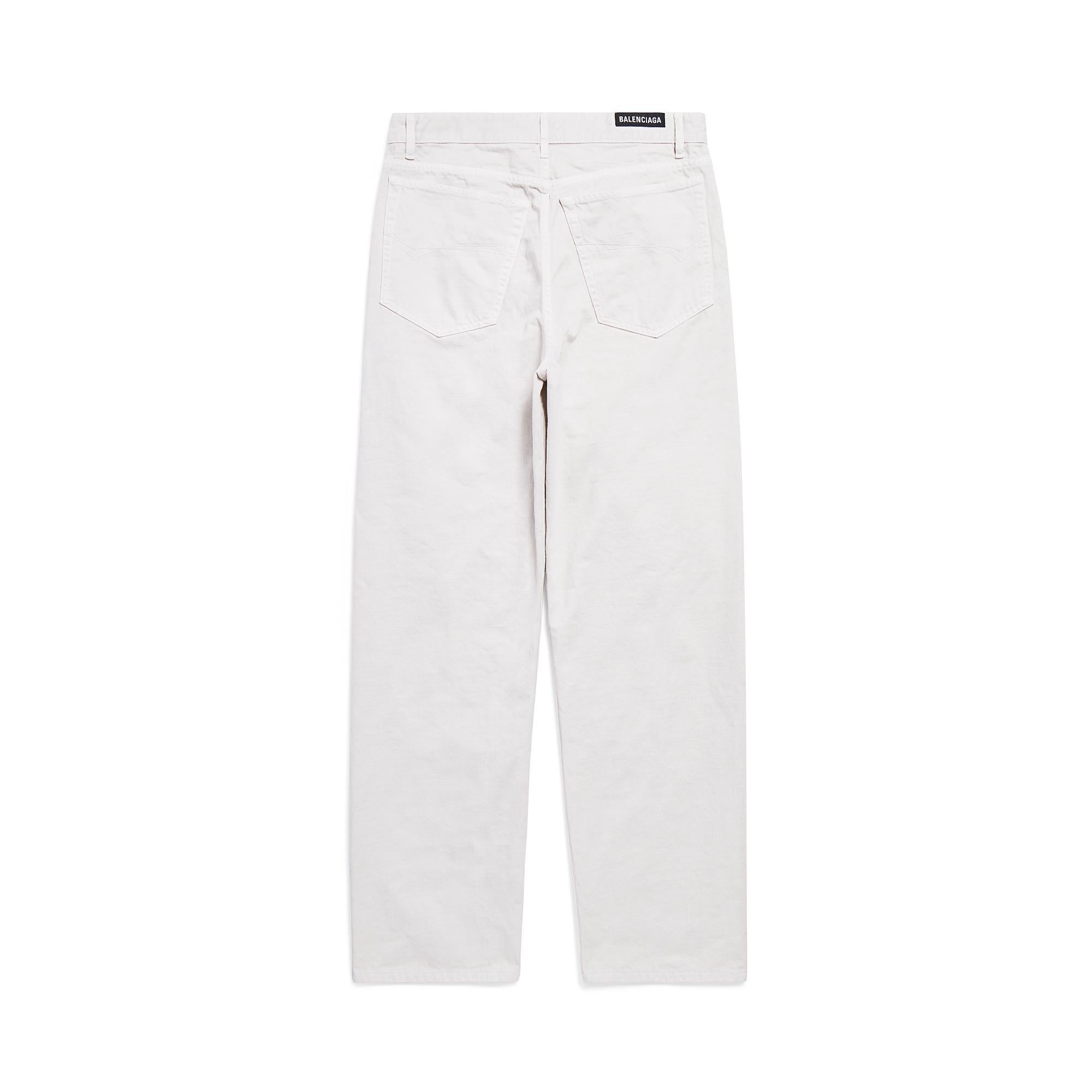 Women's Loose Fit Jeans - Cream