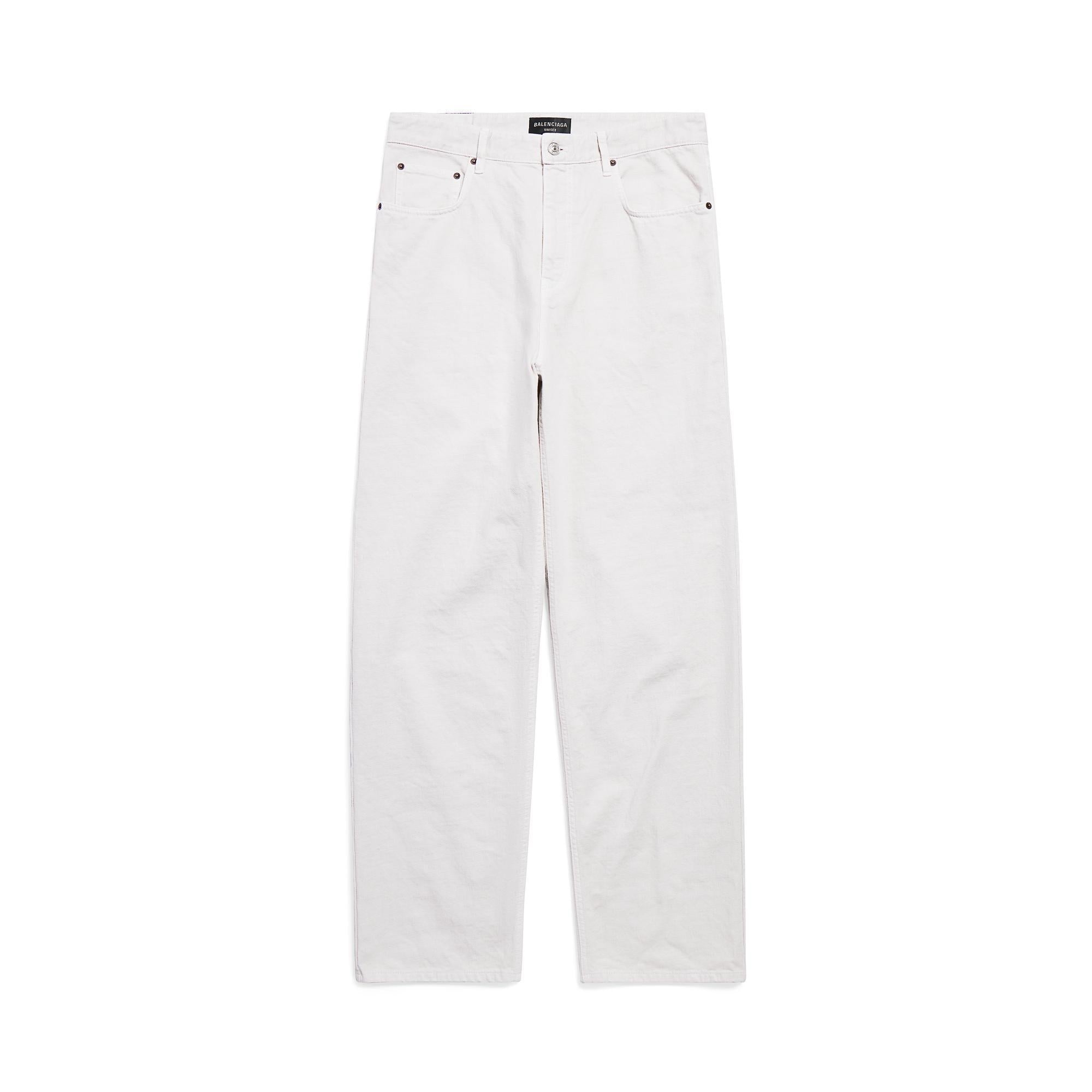 Women's Loose Fit Jeans - Cream