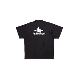 Men's Oversized T-Shirt - Black/White