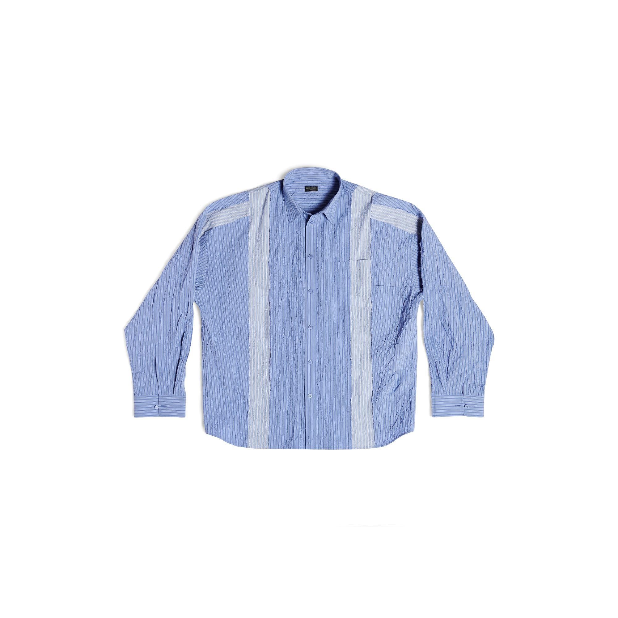 Women's Diy Shirt - Blue/Light Blue