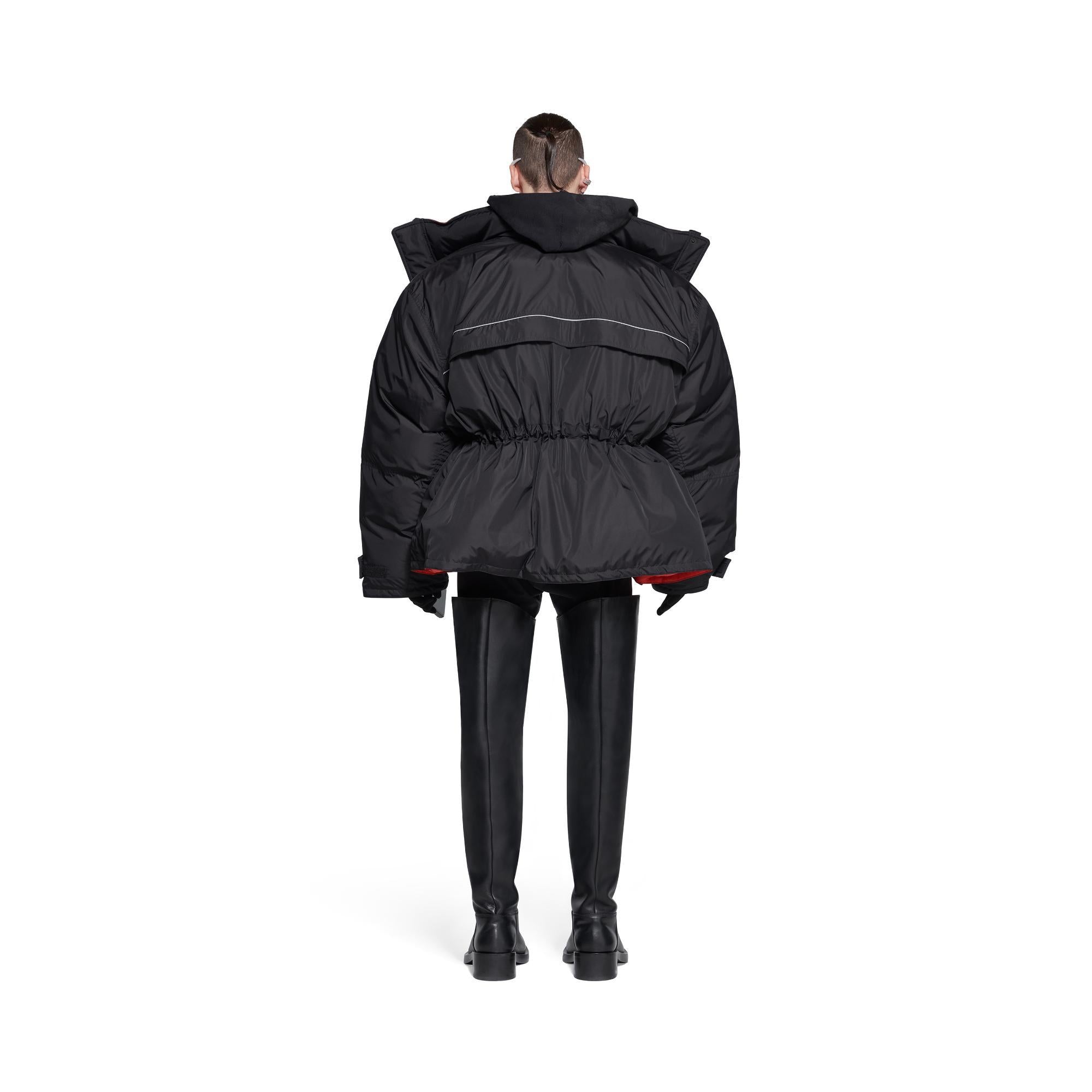 Men's Wrap Parka - Black