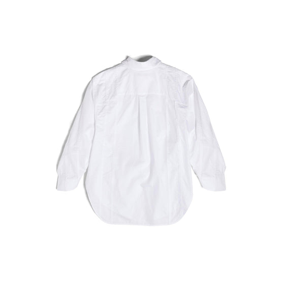 Women's Diy Twisted Sleeve Shirt - White