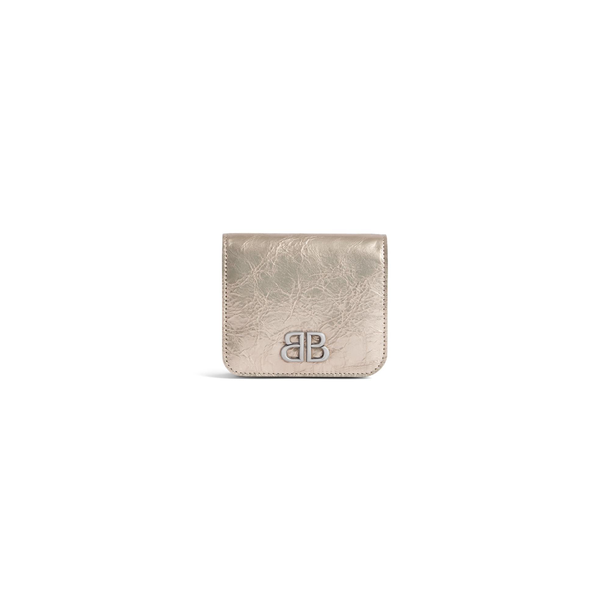 Women's Monaco Flap Coin Card Holder - Stone Beige