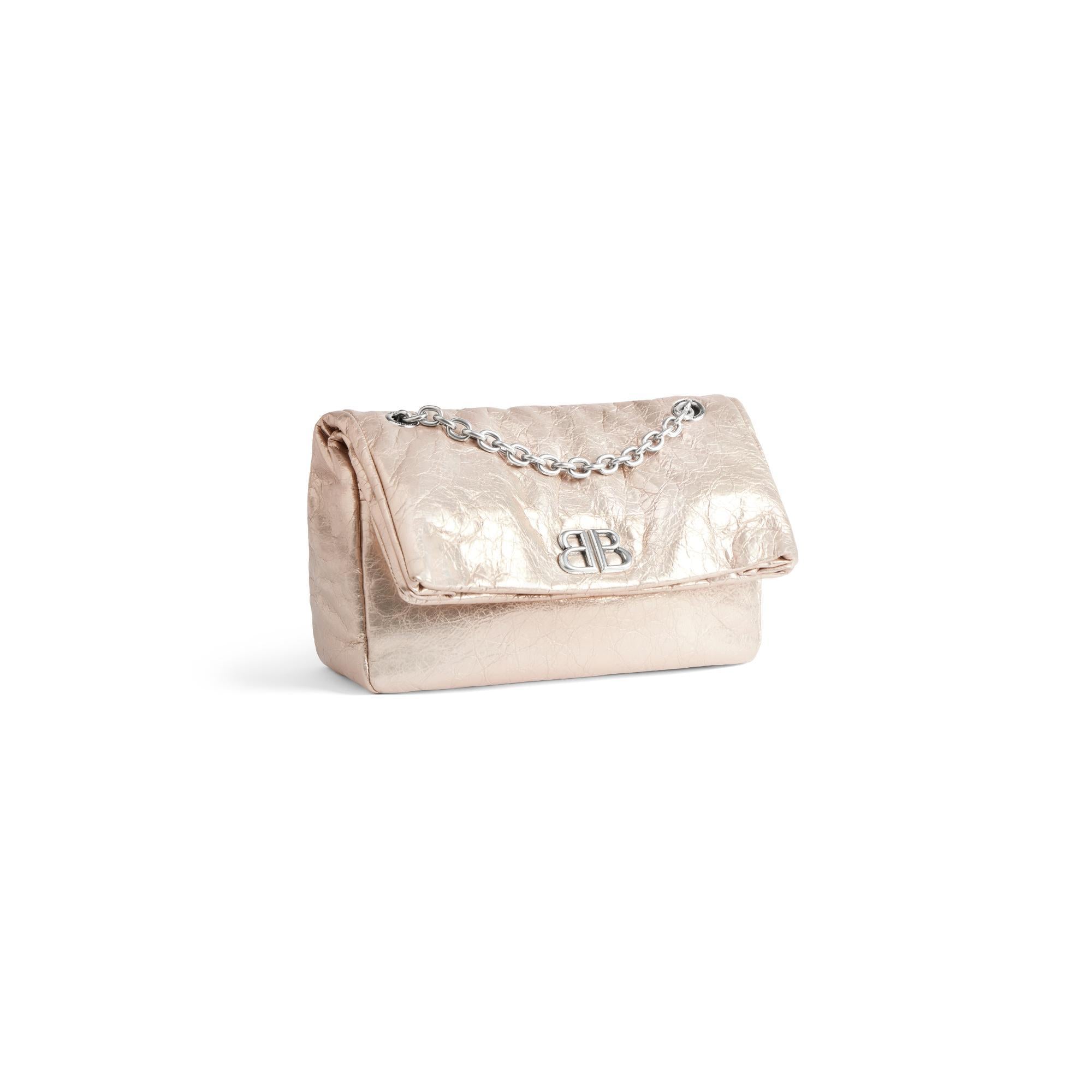 Women's S Monaco Chain Bag - Stone Beige