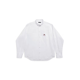 Men's L/S Large Fit Shirt - White