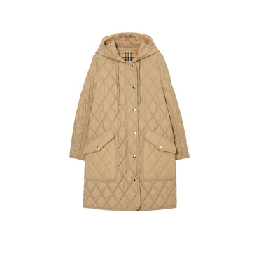 Quilted Thermoregulated Coat - Archive Beige
