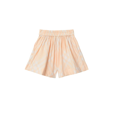 Check Cotton Shorts - Pastel Peach Ip Chk