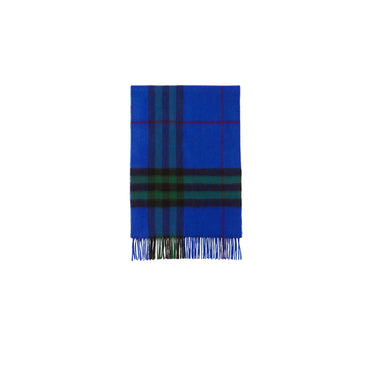 Check Cashmere Scarf - Knight /Ivy