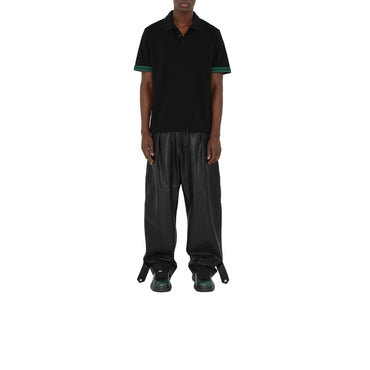 Cotton Polo Shirt - Black