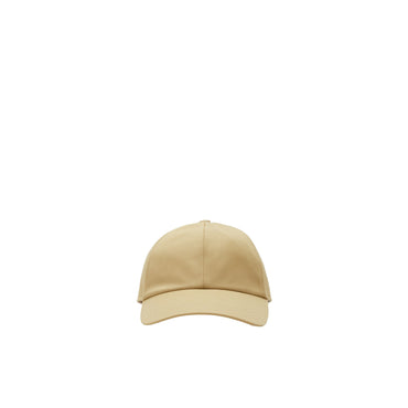 Cotton Blend Baseball Cap - Flax