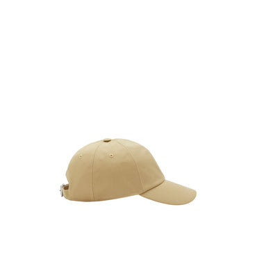 Cotton Blend Baseball Cap - Flax