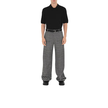 Wool Polo Shirt - Black