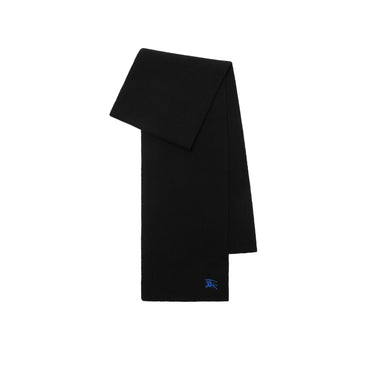 Ribbed Cashmere Scarf - Black