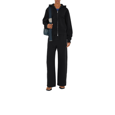 Cotton Track Pants - Black