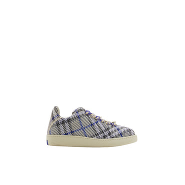 Check Knit Box Sneakers - Lichen Ip Check