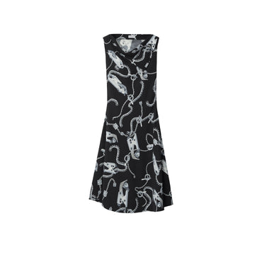 Knight Hardware Dress - Silver/Black