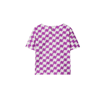 Duckstooth Cotton T-shirt - Brgt Hyacinth Ip Pat