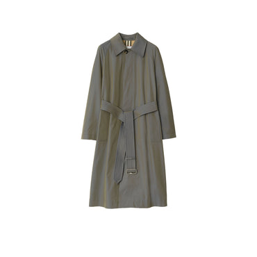 Long Cotton Car Coat - Iron