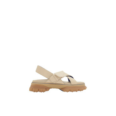 Leather Pebble Sandals - Soap