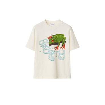 Frog Cotton T-shirt - Salt