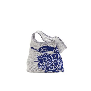 Small EKD Crochet Bag - White