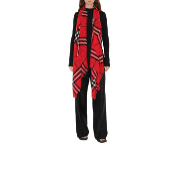 Check Wool Scarf - Scarlett