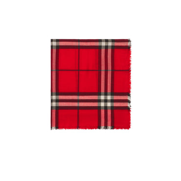 Check Wool Scarf - Scarlett
