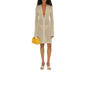 Cotton Mesh Dress - Soap