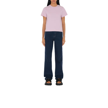 Boxy Cotton T-shirt - Powder