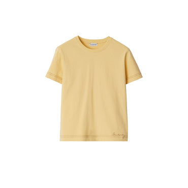 Boxy Cotton T-shirt - Daffodil