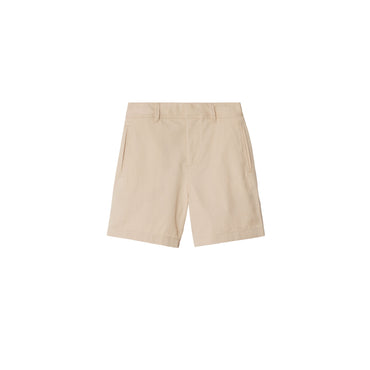 Cotton Blend Shorts - Pale Stone
