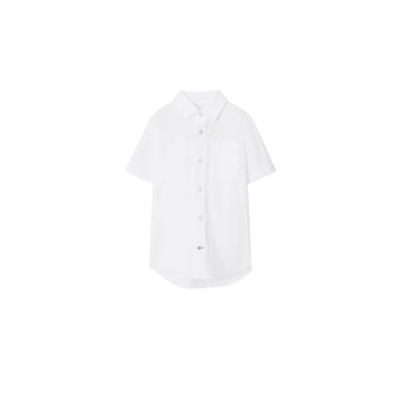 Stretch Cotton Shirt - White