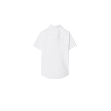 Stretch Cotton Shirt - White
