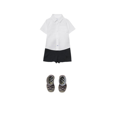 Stretch Cotton Shirt - White