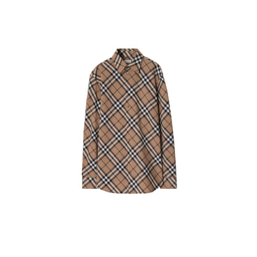 Check Wool Blend Shirt - Linden Ip Check