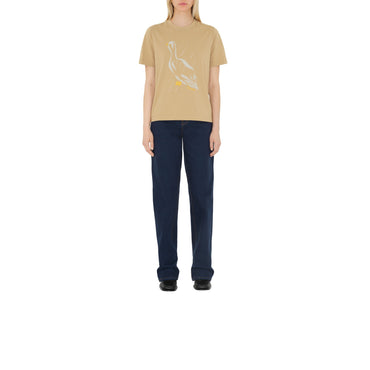 Duck Cotton T-shirt - Flax