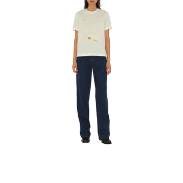 Duck Cotton T-shirt - Chalk