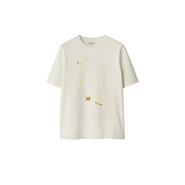 Duck Cotton T-shirt - Chalk